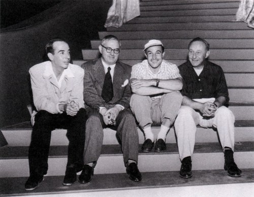 IraGershwin(1950)withVincentMinnelli,GeneKelly,ArthurFreed.jpg